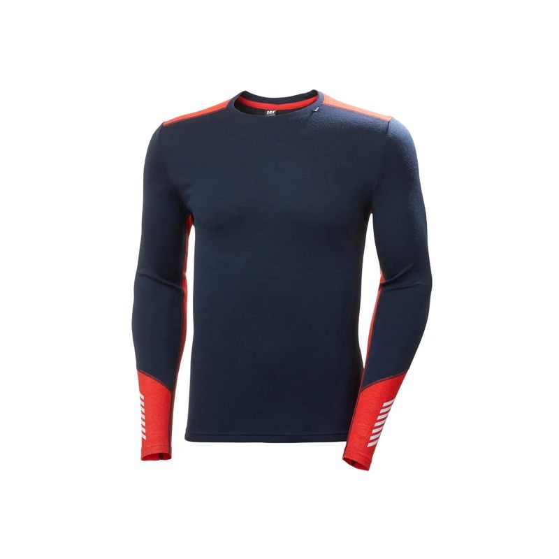 T-shirt Helly Hansen Lifa Merino Midweight Crew (Navy) til mænd