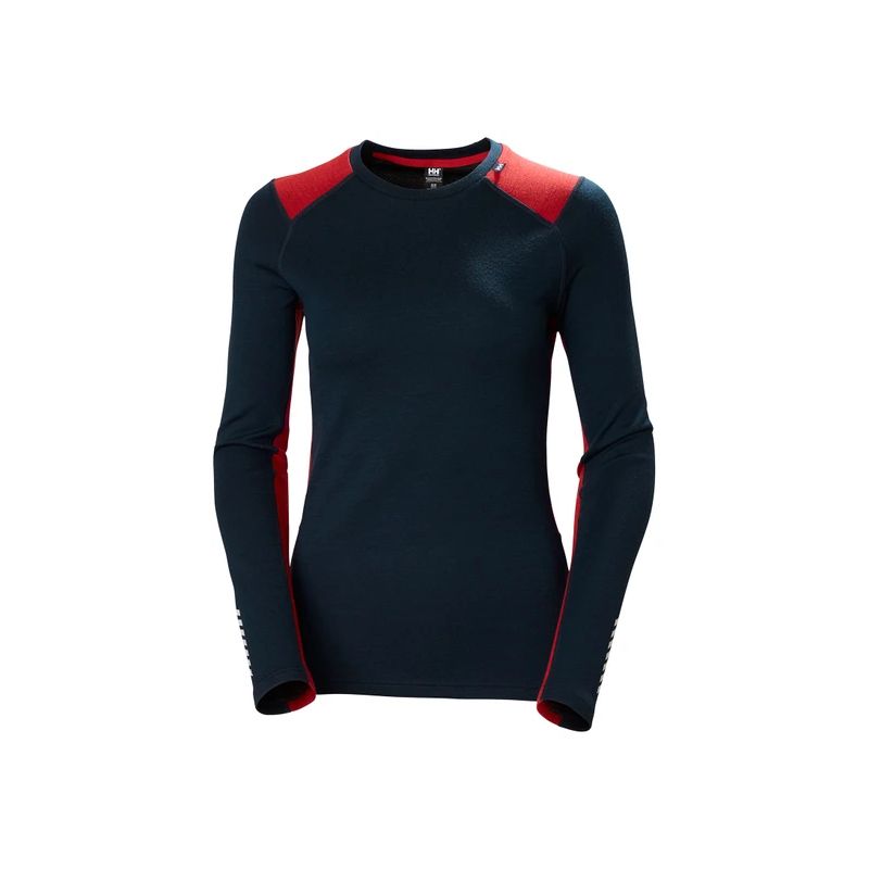 T-shirt Helly Hansen Lifa Merino Midweight Crew (Navy) Kvinder