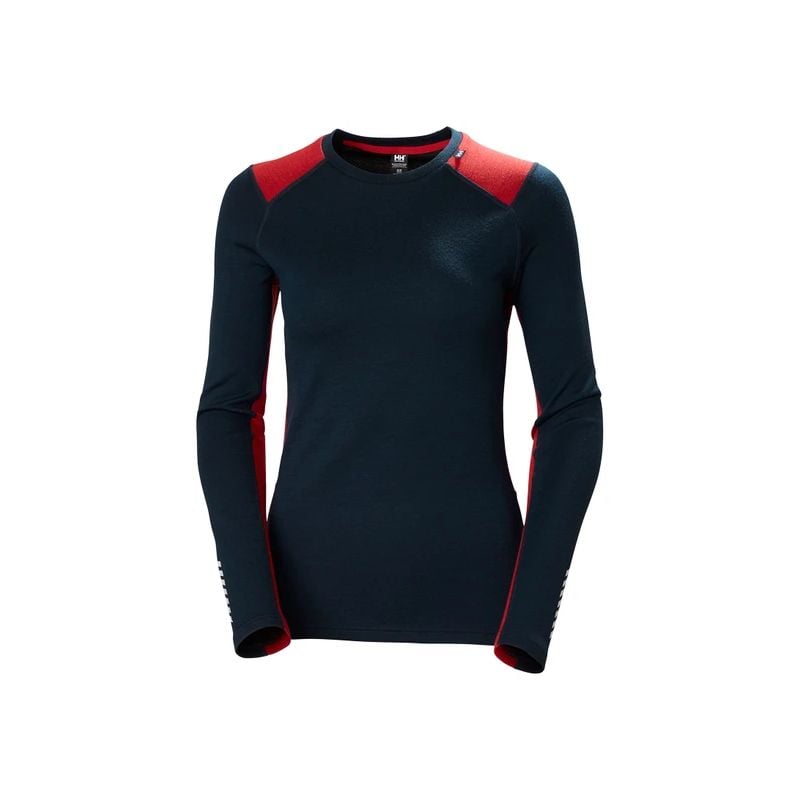 T-shirt Helly Hansen Lifa Merino Midweight Crew (Navy) Femme