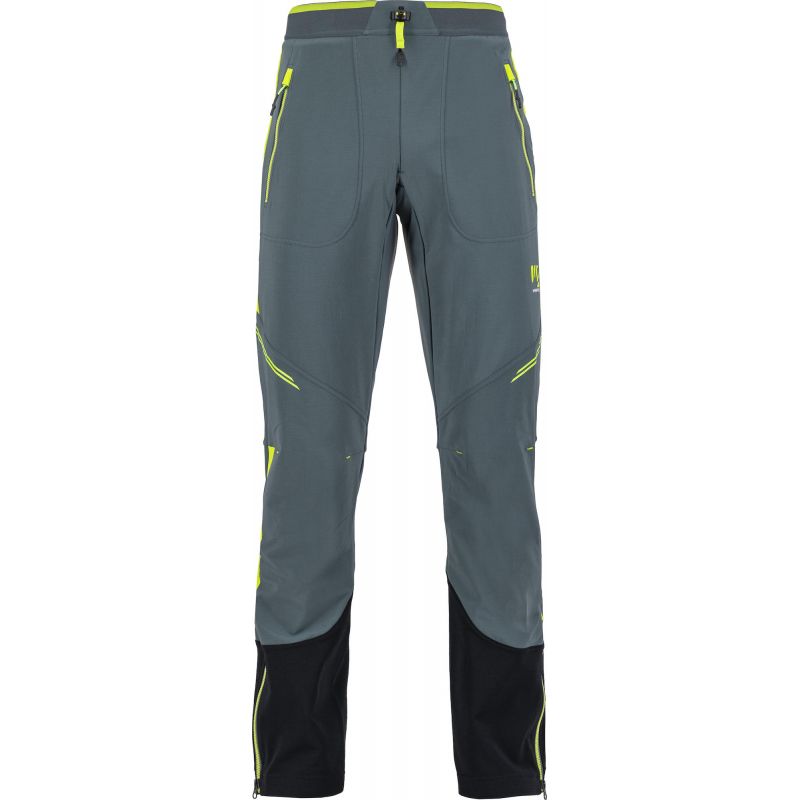 Heren skitourbroek Alagna Plus Evo Karpos (DARK SLATE/LIME GREEN)