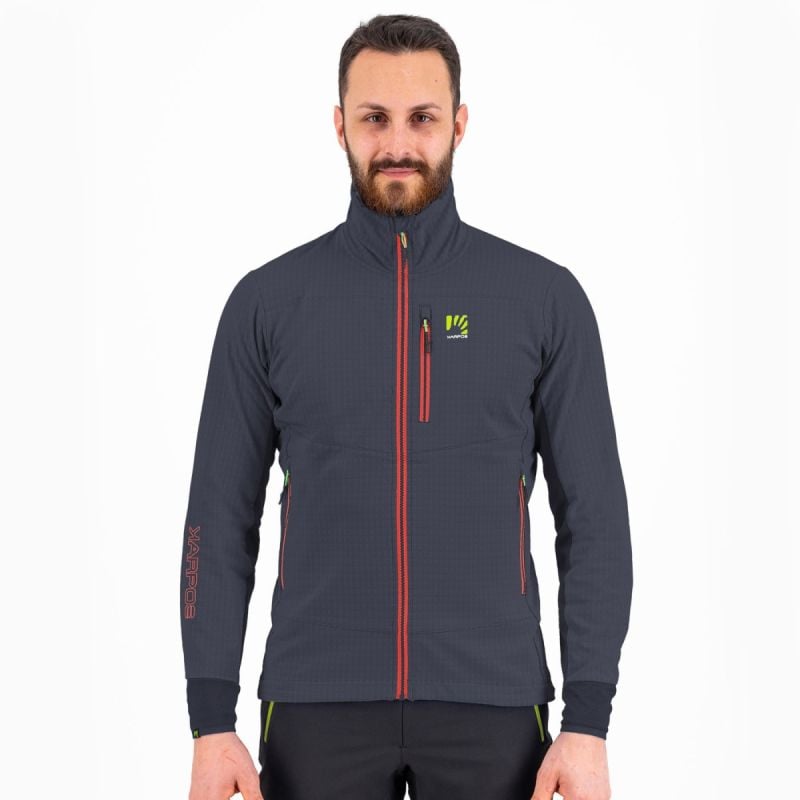 Men's zipped fleece Karpos Lys Evo Jkt (INDIA INK)
