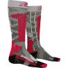 X-socks® Ski Rider 4.0 Wmn Xsocks G233 STONE GREY MELANGE/PINK