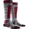 X-socks® Ski Rider Silver 4.0 Wmn Xsocks G231 STONE GREY MELANGE/PLUM