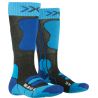 X-Socks Ski JR 4.0 (antracite melange/blu elettrico) calze da sci per bambini