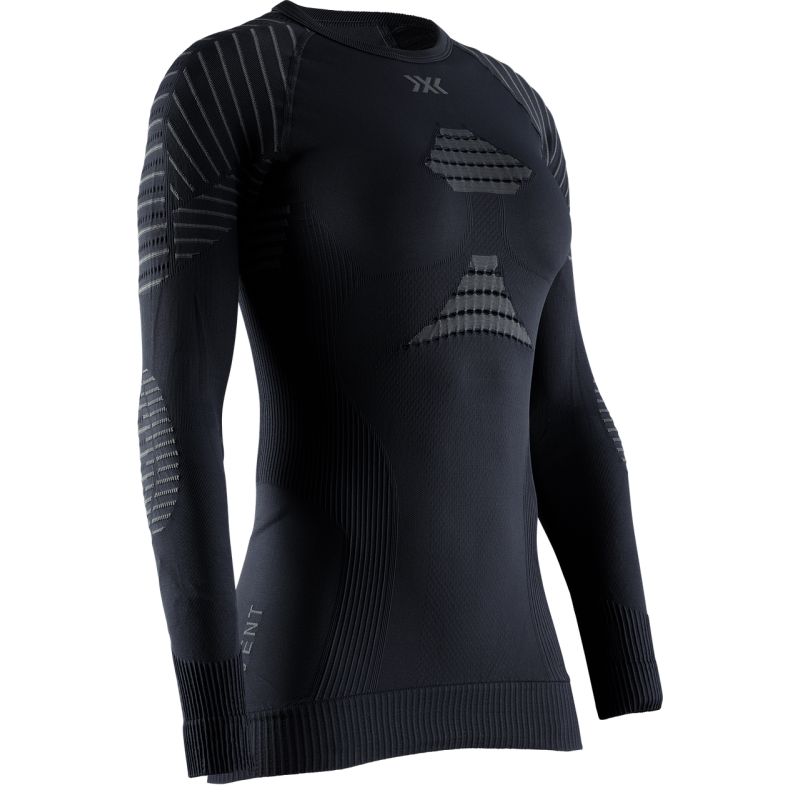 Top tecnico X-BIONIC Invent 4.0 (nero/carbone) donna