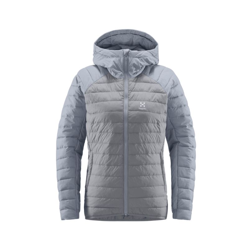Chaqueta con capucha HAGLÖFS Spire Mimic (hormigón) Mujer