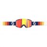 Maske Scott Shield (retro blue/enhancer red chrome)