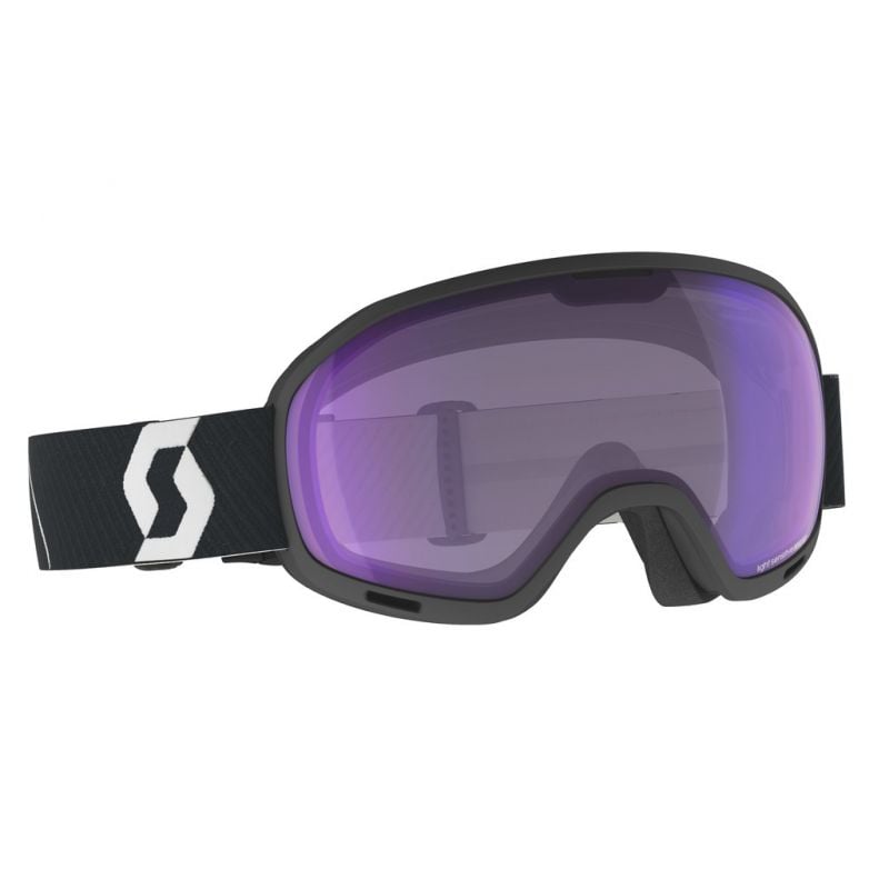 Masque de ski Scott Goggle Unlimited 2 Otg Light sensitive (mountain black/light sensitive blue chrome)