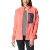 W Outdoor Tracks Full Zi-blush Pink, Pea Columbia