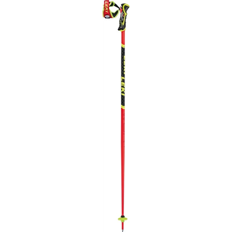 Bastoni da sci alpino Leki WCR SL 3D (Rosso brillante/Nero/Giallo neon) Unisex
