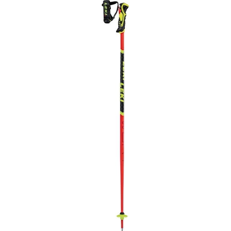 Bastoni da sci alpino Leki WCR Lite SL 3D (Rosso brillante/Nero/Giallo neon) Unisex