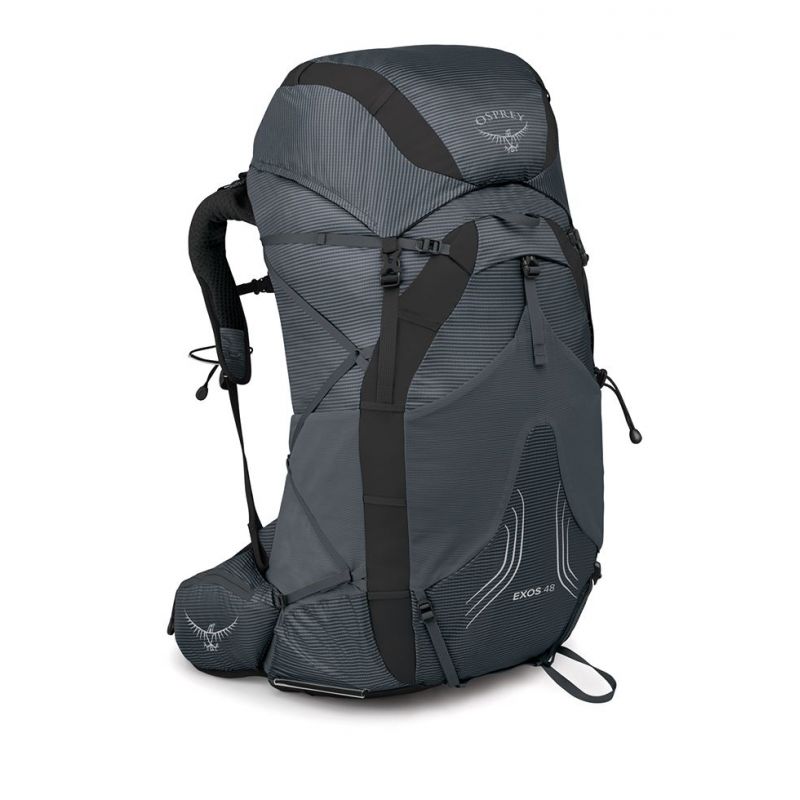 Vandrerygsæk til mænd Osprey Exos 48 (Tungsten Grey)