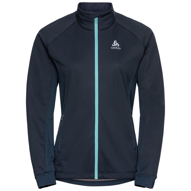 Chaqueta Odlo Brensholmen (zafiro oscuro - aguas de arrecife) Mujer