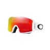 Maschera Oakley Line Miner M (bianco opaco - torcia Prizm iridium)