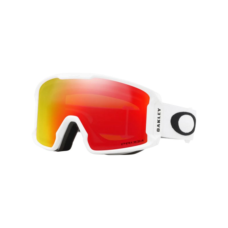 Maske Oakley Line Miner M (Matt hvit - Prizm fakkel iridium)
