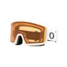 Skibril Oakley TARGET LINE M (Mat wit - Oranje rood)