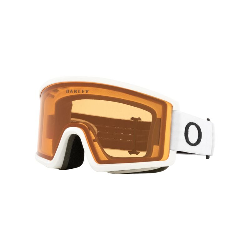 Masque de ski OAKLEY TARGET LINE M (Blanc mat - Rouge orangé)