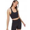 TENTREE W inMotion Longline Active Bra Meteorite Black Femme