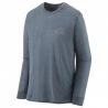 Haut technique PATAGONIA Cap Cool Merino Graphic Shirt (Heritage headher/gris) femme