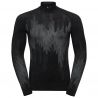 Bl Top Turtle Neck L/s Half Zip Kinship Odlo black melange