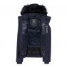 Veste CMP Woman Jacket Zip Hood (Black blue) Femme