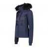 Veste CMP Woman Jacket Zip Hood (Black blue) Femme