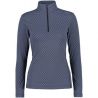 Woman Printed Sweat Cmp BLACK BLUE