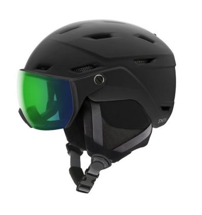 Smith DECKBOSS Occhiali Da Sole Uomo – Nero Opaco/Chromapop Polarizzato – Lenti 63/15/135 – Eco-materiale Evolve