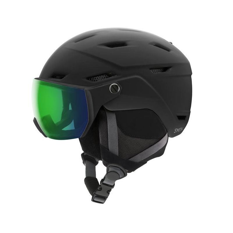 Vizier helm Smith Survey Eu (Matzwart Chromapop Everyday Green Mirror)