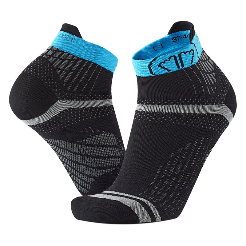 Dames hardloopsokken SIDAS Run Feel (Zwart/Turquoise)