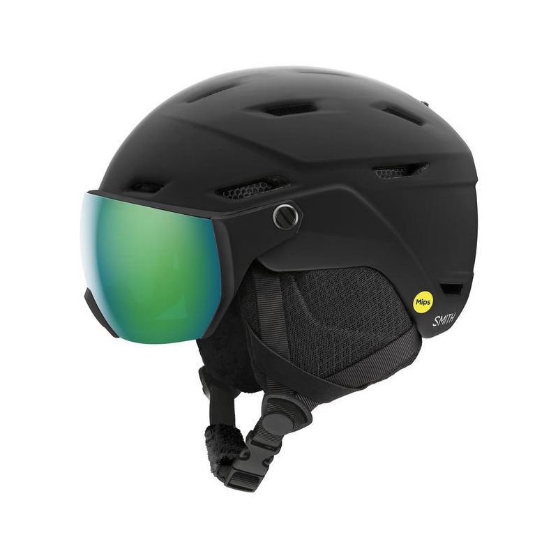 Sk helmet visor Smith Survey J Mips (Matte Black Green Mirror) junior
