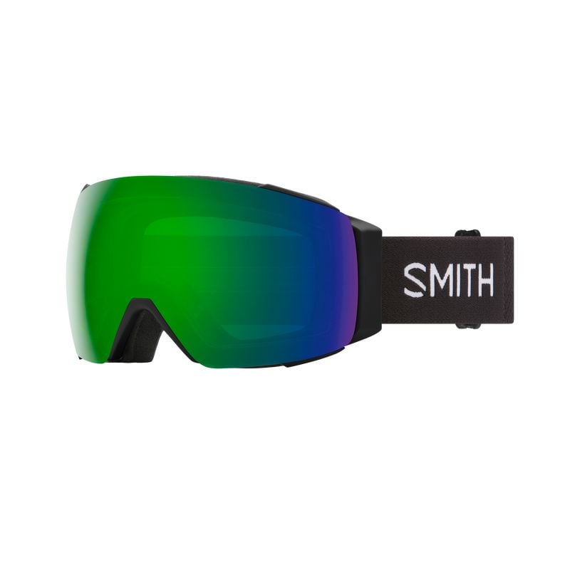 Ski Mask Smith I/O Mag (Black ChromaPop Sun Green Mirror Lens)