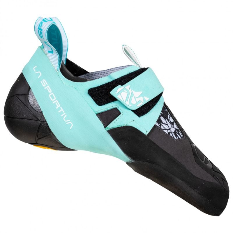 Klatresko La Sportiva Skwama Vegan (Carbon/Turkis) Kvinde