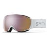 Masque de ski Smith I/O Mag S (White Chunky Knit - ChromaPop Everyday Rose Gold Mirror Lens) Femme