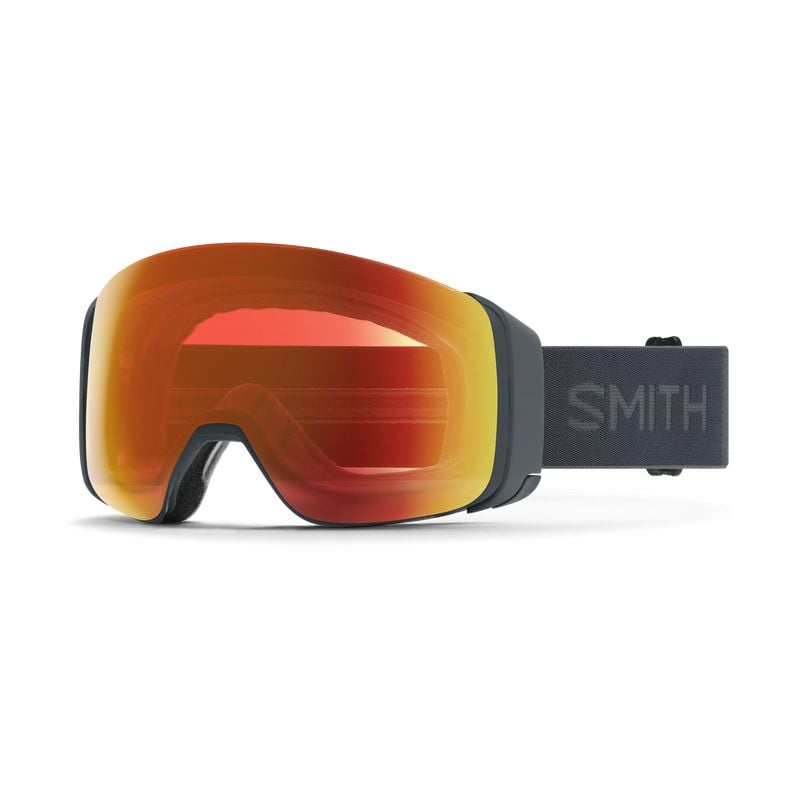 Skimaske Smith 4D Mag (Slate - ChromaPop Everyday Red Mirror Lens)