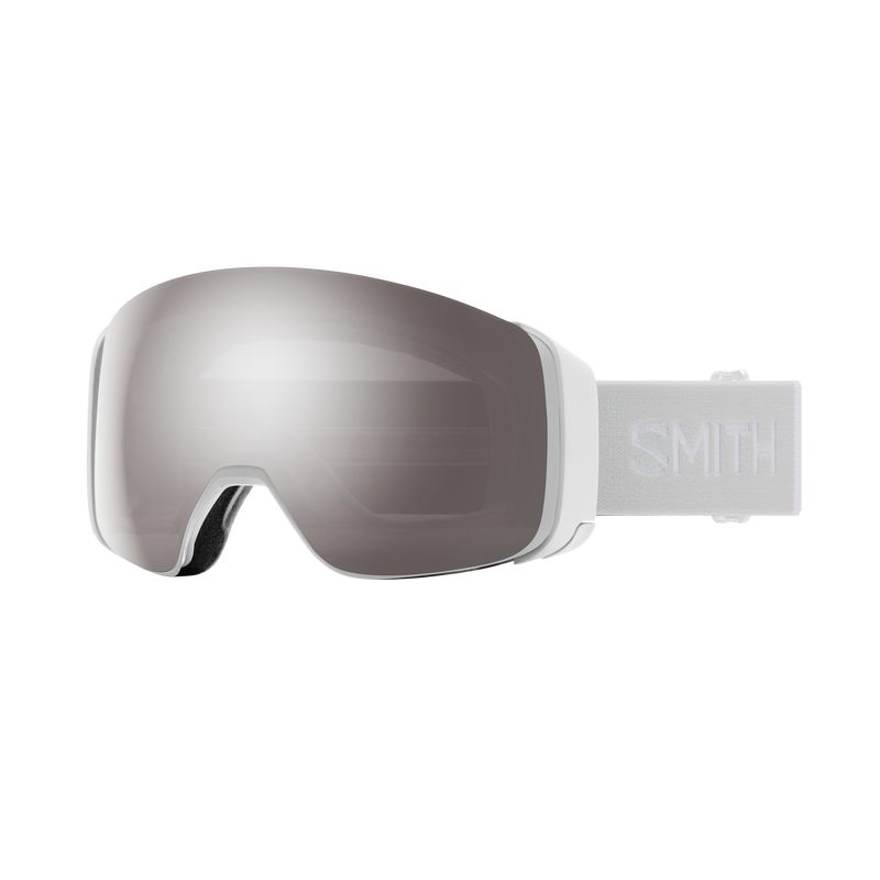 Masque de ski Smith 4D Mag (White Vapor - ChromaPop Sun Platinium Mirror Lens) Cat. 3+1