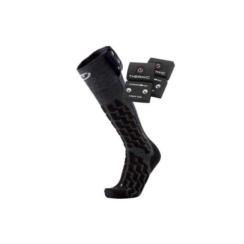 Pack chaussettes chauffantes THERM-IC Set heat fusion uni + S-PACK 1200 ND