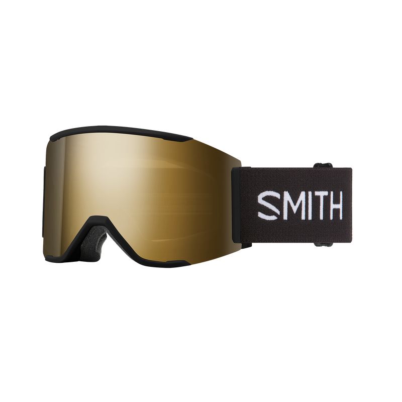 Masque de ski Smith Squad Mag (Black - Chromapop Sun Black Gold Mirror Lens) Cat. 3+1