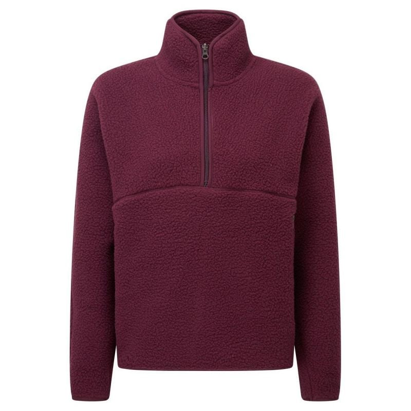 Women's Tentree Ecoloft Half Zip Fleece (Fig)
