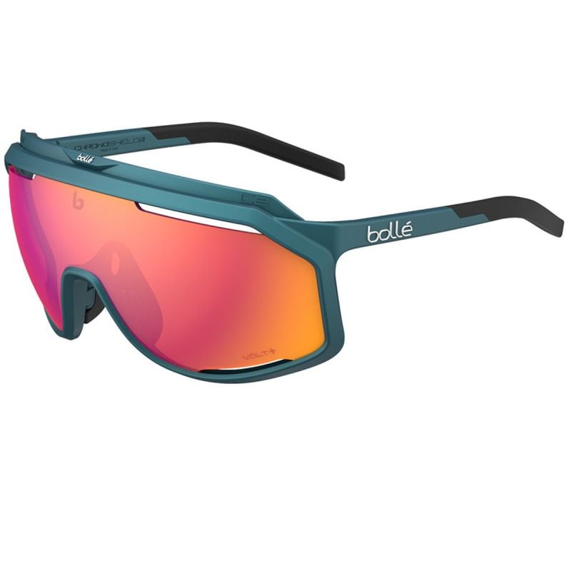 Cykel solglasögon Bollé Chronoshield (Creator Teal Metallic Volt+ Ruby Polarized)