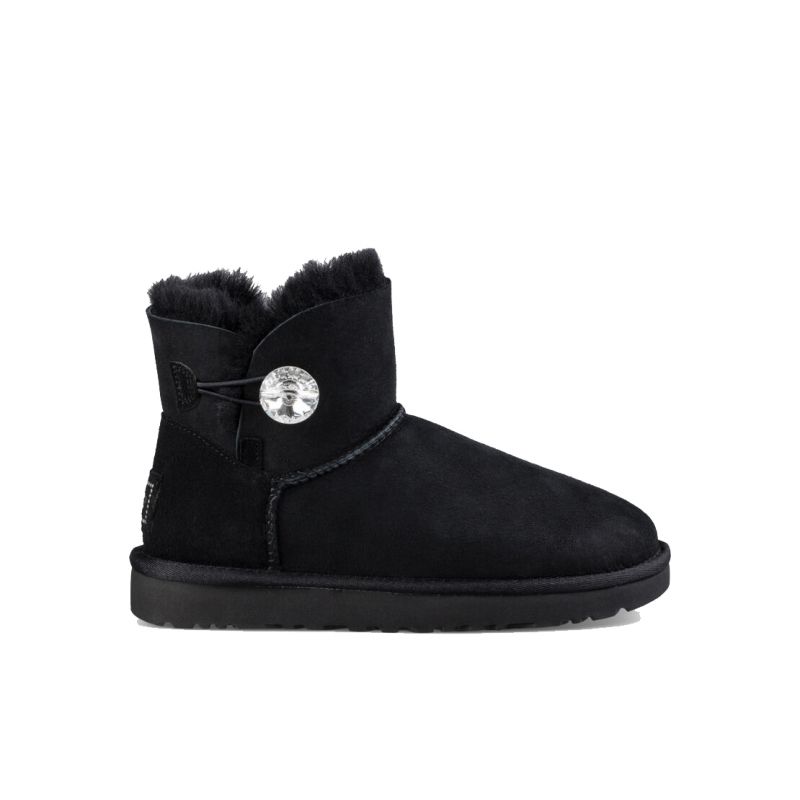 Bottes UGG Mini Bailey Button bling (black) femme