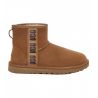 Botas UGG Classic Mini Side Logo II (castaña) mujer