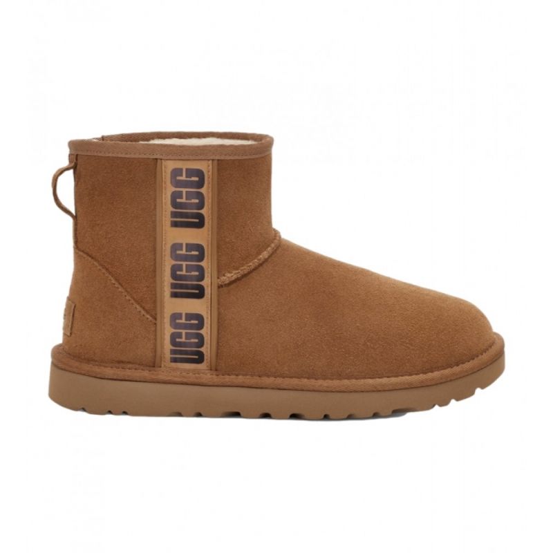 Bottes UGG Classic Mini Side Logo II (chestnut) femme