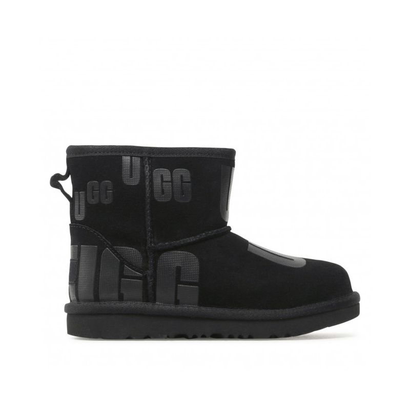 Bottes UGG Classic Mini Scatter Graphic (black) enfants