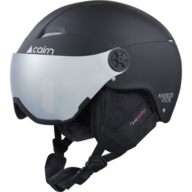 Skidhjälm med visir Cairn Android Visor (Mattsvart)