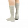 Hogar Bamboo La Chaussette De France 1 : beige orange fluo