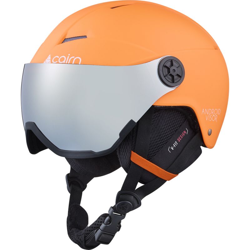 Visir skidhjälm Cairn Android Visir J (Orange) Barn Kat. 3