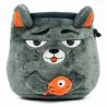 Animal Magnesia Borsa YY VERTICAL Gatto (grigio)