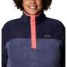 Fleece med halv lynlås Columbia Benton Springs Half Snap (Chalk Beach) Kvinder