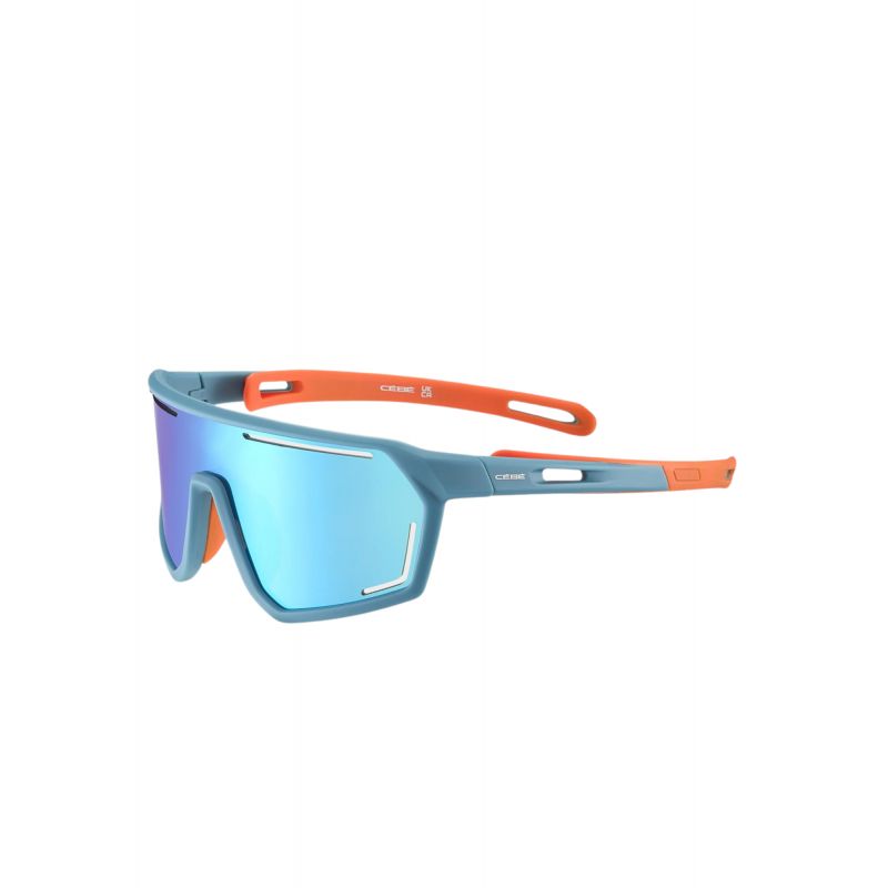 Solbriller Cébé S&39Trace (Atlantic Blue Orange Matte - Zone Blue Light Grey Blue cat 3) Barn